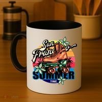 San Francisco Retro Roller Skates Coffee Mug thumb 4