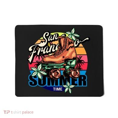San Francisco Retro Roller Skates Mousepad