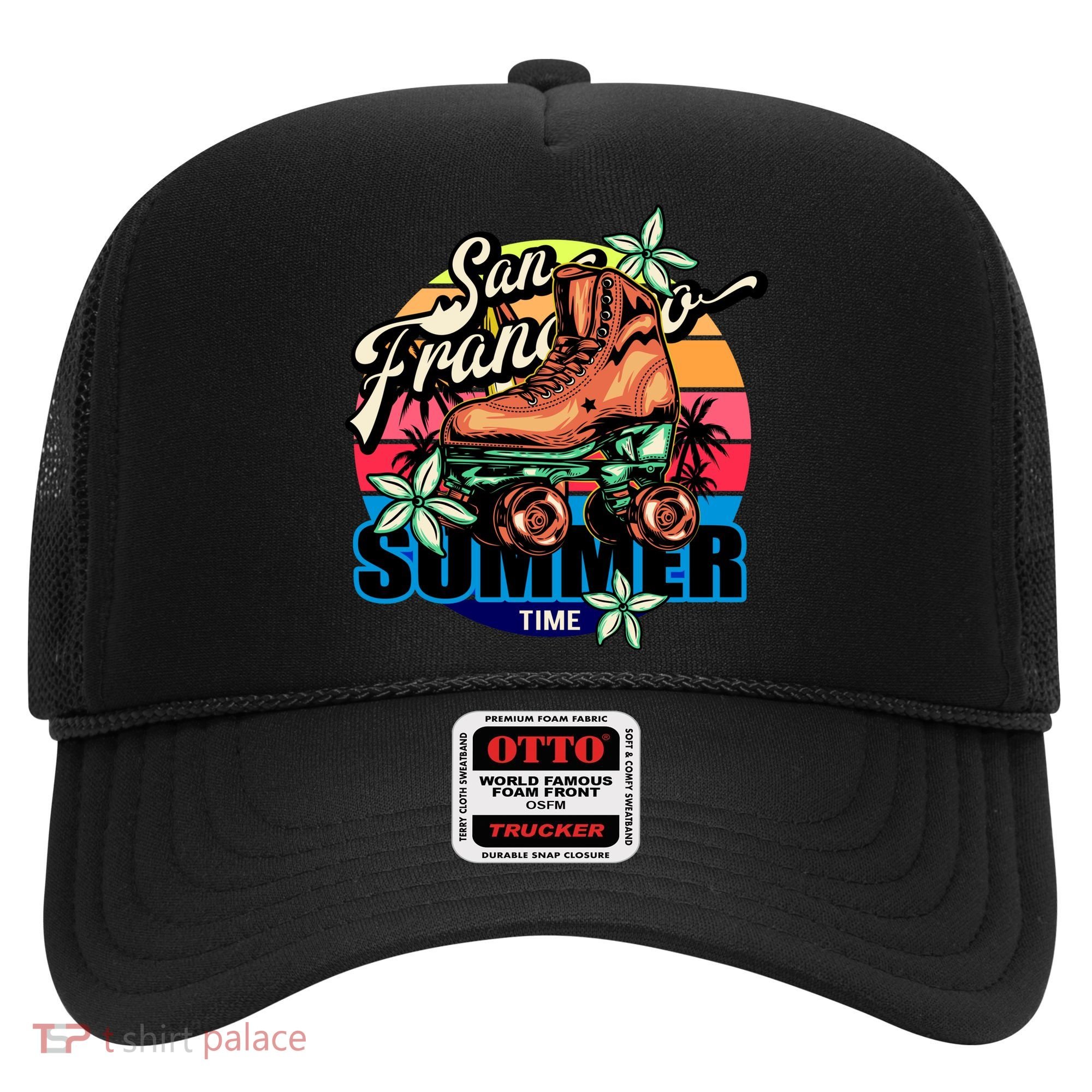 San Francisco Retro Roller Skates Hat