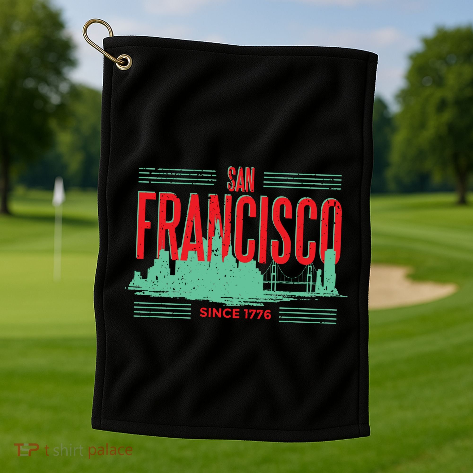 San Francisco Since 1776 Golf Towel