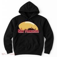 San Francisco Skyline Football Sports Fan Hoodie thumb 0
