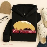 San Francisco Skyline Football Sports Fan Hoodie thumb 4