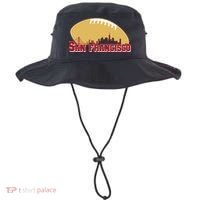 San Francisco Skyline Football Sports Fan Bucket Hat thumb 0