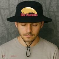 San Francisco Skyline Football Sports Fan Bucket Hat thumb 2