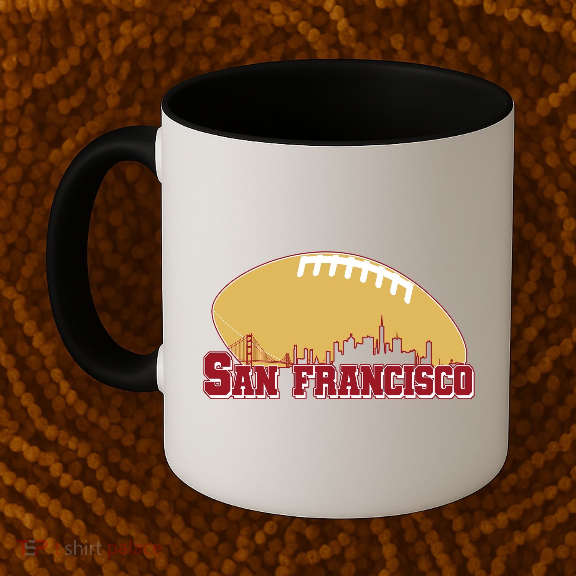 San Francisco Skyline Football Sports Fan Coffee Mug