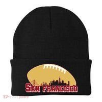 San Francisco Skyline Football Sports Fan Beanie thumb 0