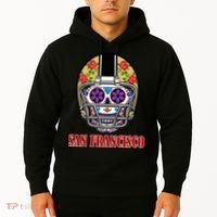 San Francisco Sugar Skull Football Fan Hoodie thumb 2