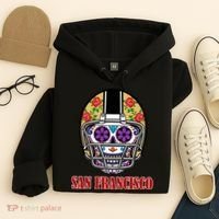 San Francisco Sugar Skull Football Fan Hoodie thumb 4