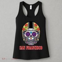 San Francisco Sugar Skull Football Fan Women's Tank Top thumb 3