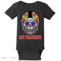 San Francisco Sugar Skull Football Fan Baby Bodysuit thumb 0