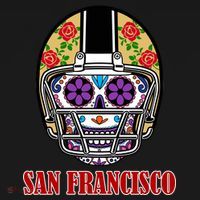 San Francisco Sugar Skull Football Fan Women's T-Shirt thumb 6