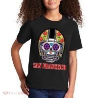 San Francisco Sugar Skull Football Fan Kids T-Shirt thumb 2