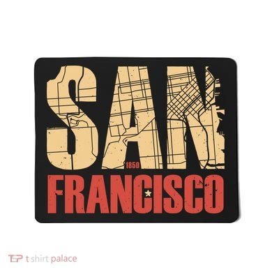 San Francisco Vintage Emblem Mousepad