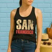 San Francisco Vintage Emblem Women's Tank Top thumb 2