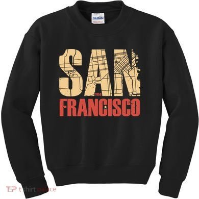 San Francisco Vintage Emblem Kids Sweatshirt