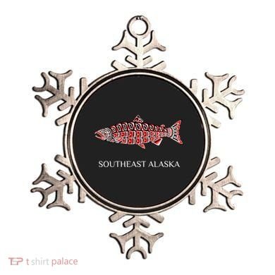 Southeast Alaska Nw Native American Indian Coho Salmon Gift Ornament