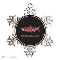 Southeast Alaska Nw Native American Indian Coho Salmon Gift Ornament thumb 0