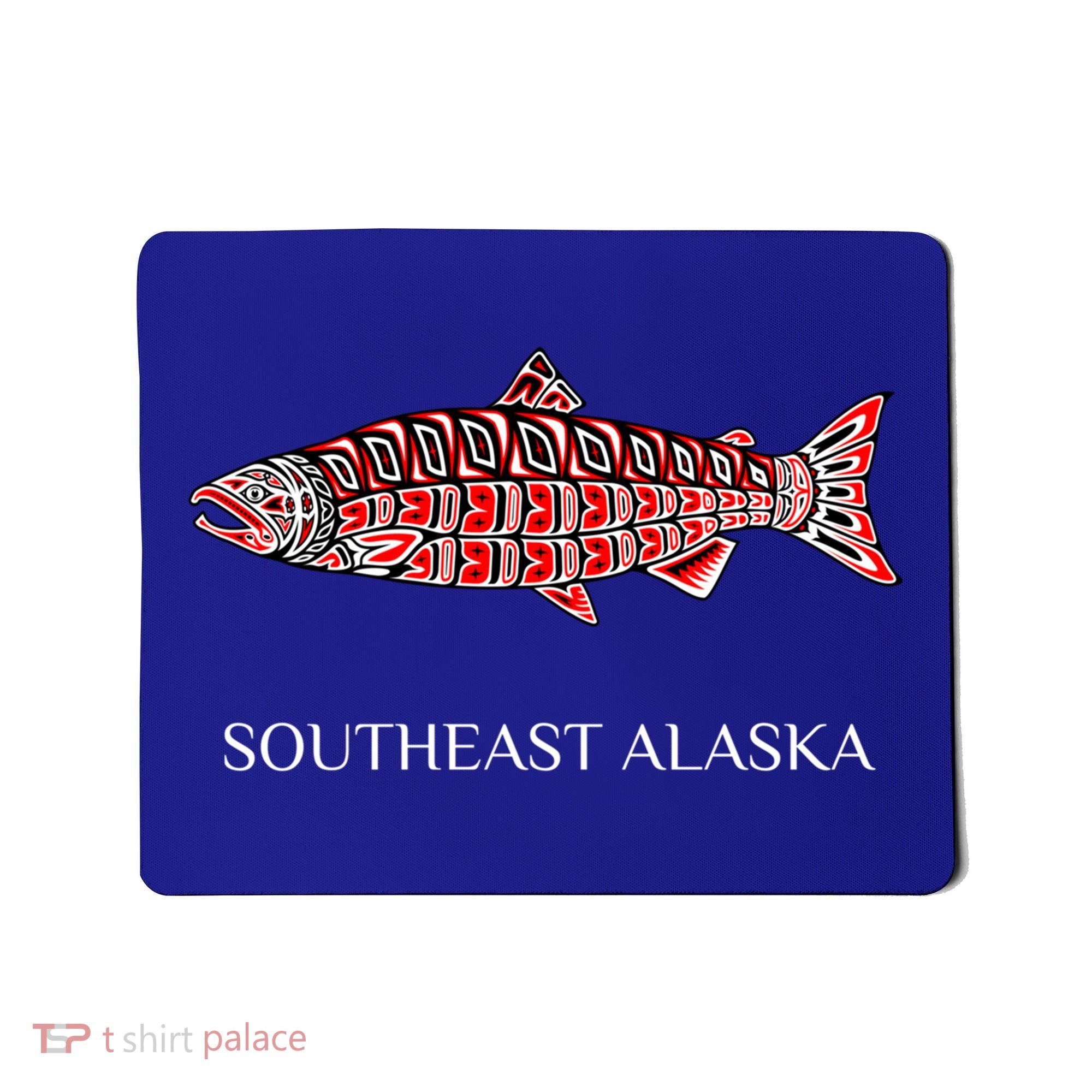 Southeast Alaska Nw Native American Indian Coho Salmon Gift Mousepad