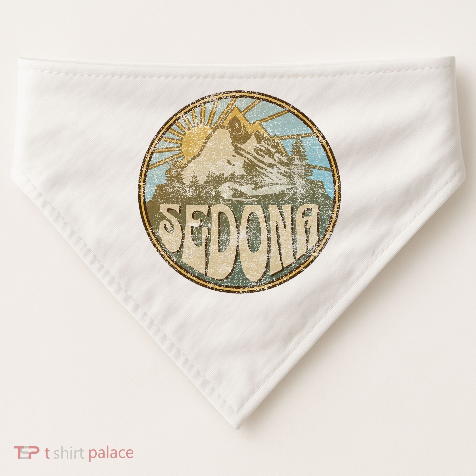 Sedona Arizona Nature Mountains Hiking Outdoors USA-Made Doggie Bandana