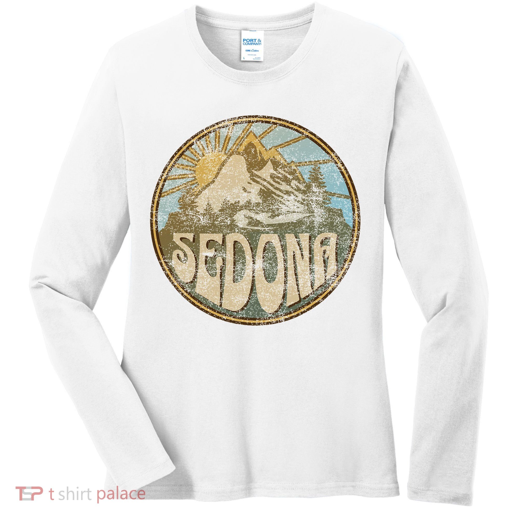 Sedona Arizona Nature Mountains Hiking Outdoors Women's Long Sleeve Shirt