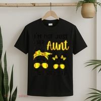 Softball Aunt Niece Fan Baseball Softball Auntie T-Shirt thumb 2