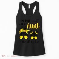 Softball Aunt Niece Fan Baseball Softball Auntie Women's Tank Top thumb 0