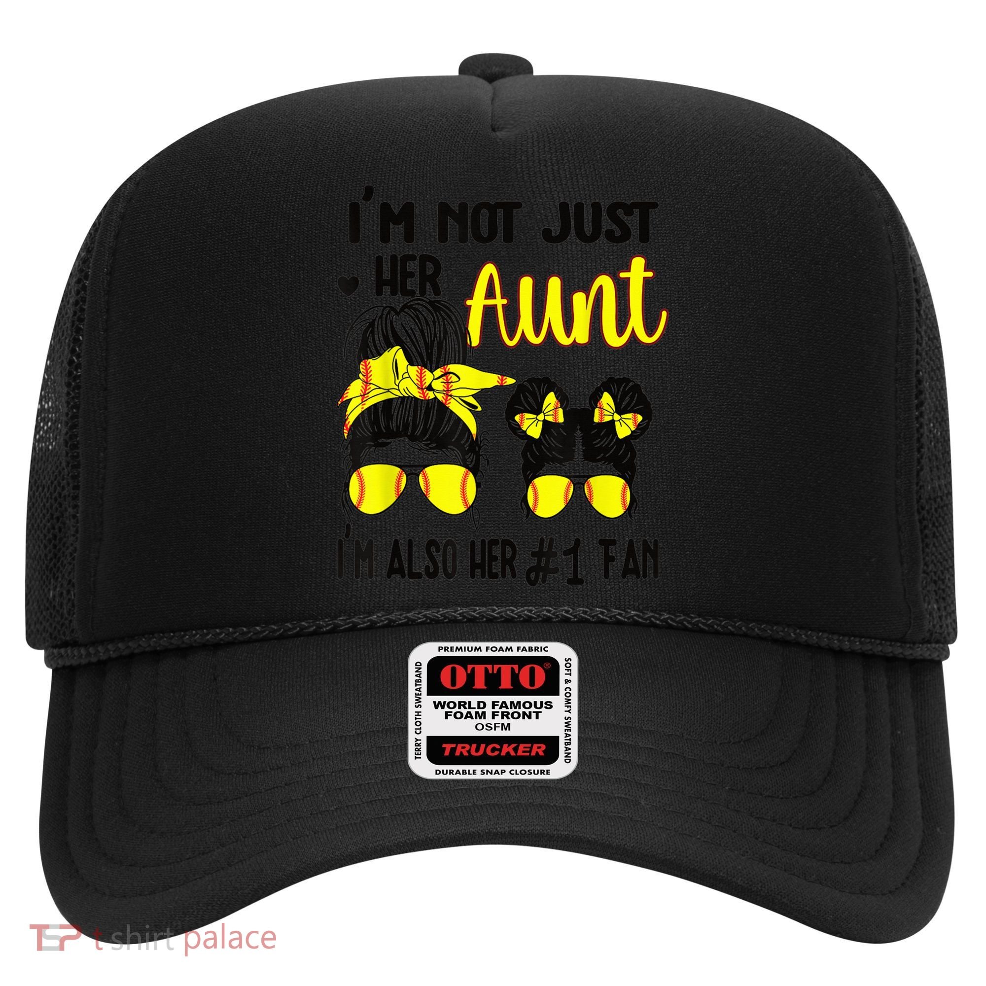 Softball Aunt Niece Fan Baseball Softball Auntie Hat
