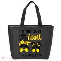 Softball Aunt Niece Fan Baseball Softball Auntie Tote Bag thumb 0