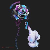 Suicide Awareness Never Give Up Elephant Women's Sweatshirt thumb 2