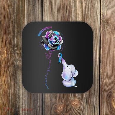 Suicide Awareness Never Give Up Elephant Coaster