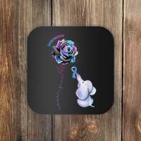 Suicide Awareness Never Give Up Elephant Coaster thumb 0