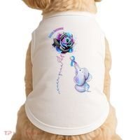 Suicide Awareness Never Give Up Elephant Doggie Tank thumb 0