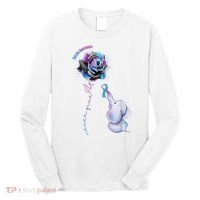 Suicide Awareness Never Give Up Elephant Long Sleeve Shirt thumb 0