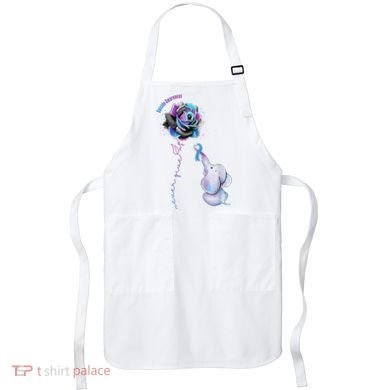 Suicide Awareness Never Give Up Elephant Apron