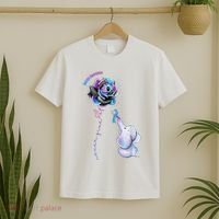 Suicide Awareness Never Give Up Elephant T-Shirt thumb 2