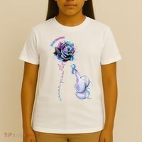 Suicide Awareness Never Give Up Elephant T-Shirt thumb 4