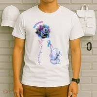 Suicide Awareness Never Give Up Elephant T-Shirt thumb 6
