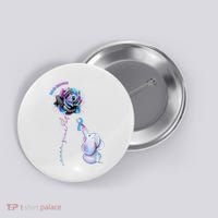 Suicide Awareness Never Give Up Elephant Button thumb 0