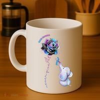 Suicide Awareness Never Give Up Elephant Coffee Mug thumb 4