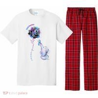 Suicide Awareness Never Give Up Elephant Pajama Set thumb 0