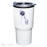 Suicide Awareness Never Give Up Elephant Tumbler thumb 0