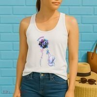 Suicide Awareness Never Give Up Elephant Women's Tank Top thumb 2