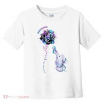 Suicide Awareness Never Give Up Elephant Toddler T-Shirt thumb 0