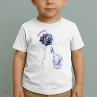 Suicide Awareness Never Give Up Elephant Toddler T-Shirt thumb 2