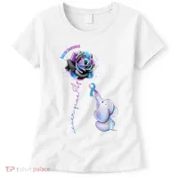 Suicide Awareness Never Give Up Elephant Women's T-Shirt thumb 0