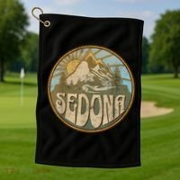 Sedona Arizona Nature Mountains Hiking Outdoors Golf Towel thumb 1