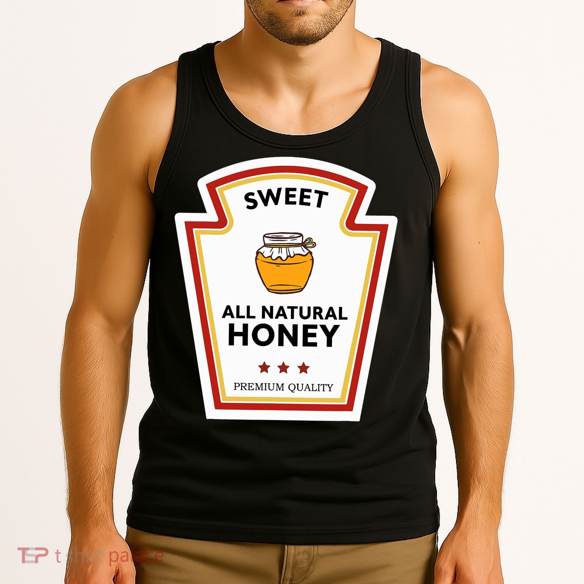 Sweet All Natural Honey Condiment Group Costume Tank Top