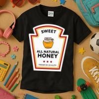 Sweet All Natural Honey Condiment Group Costume Kids T-Shirt thumb 3