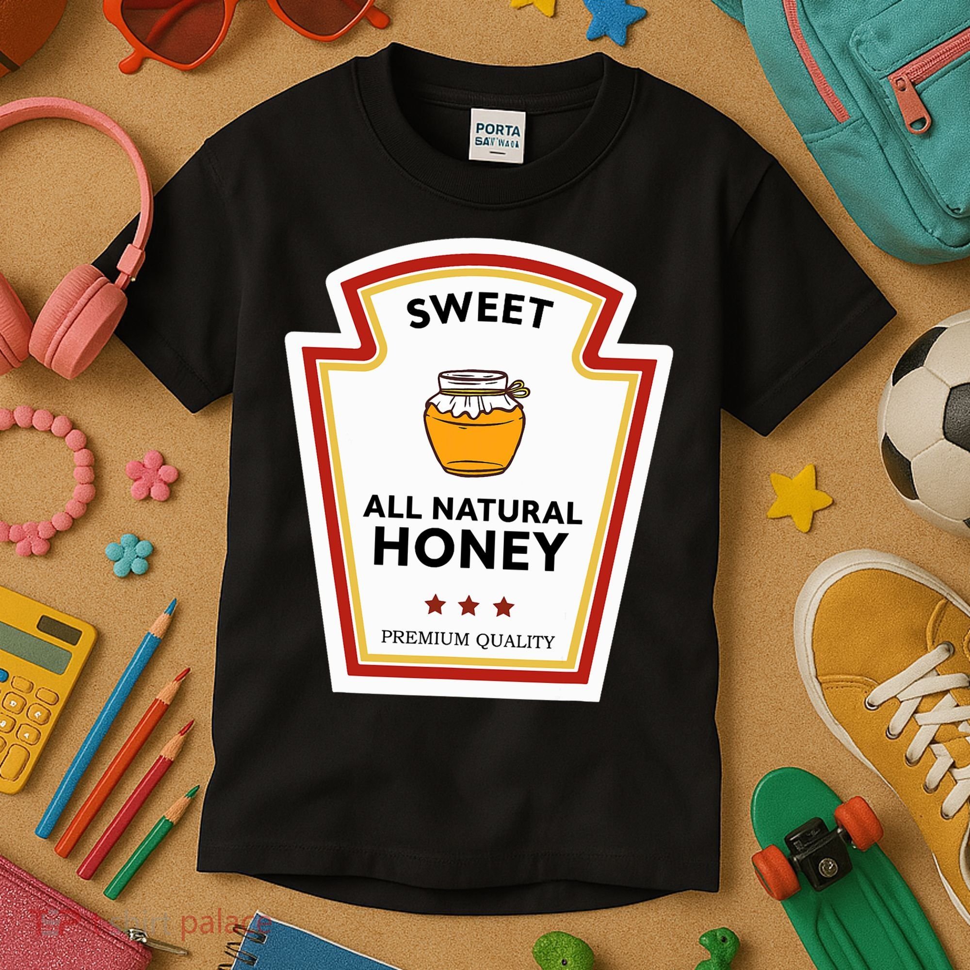 Sweet All Natural Honey Condiment Group Costume Kids T-Shirt
