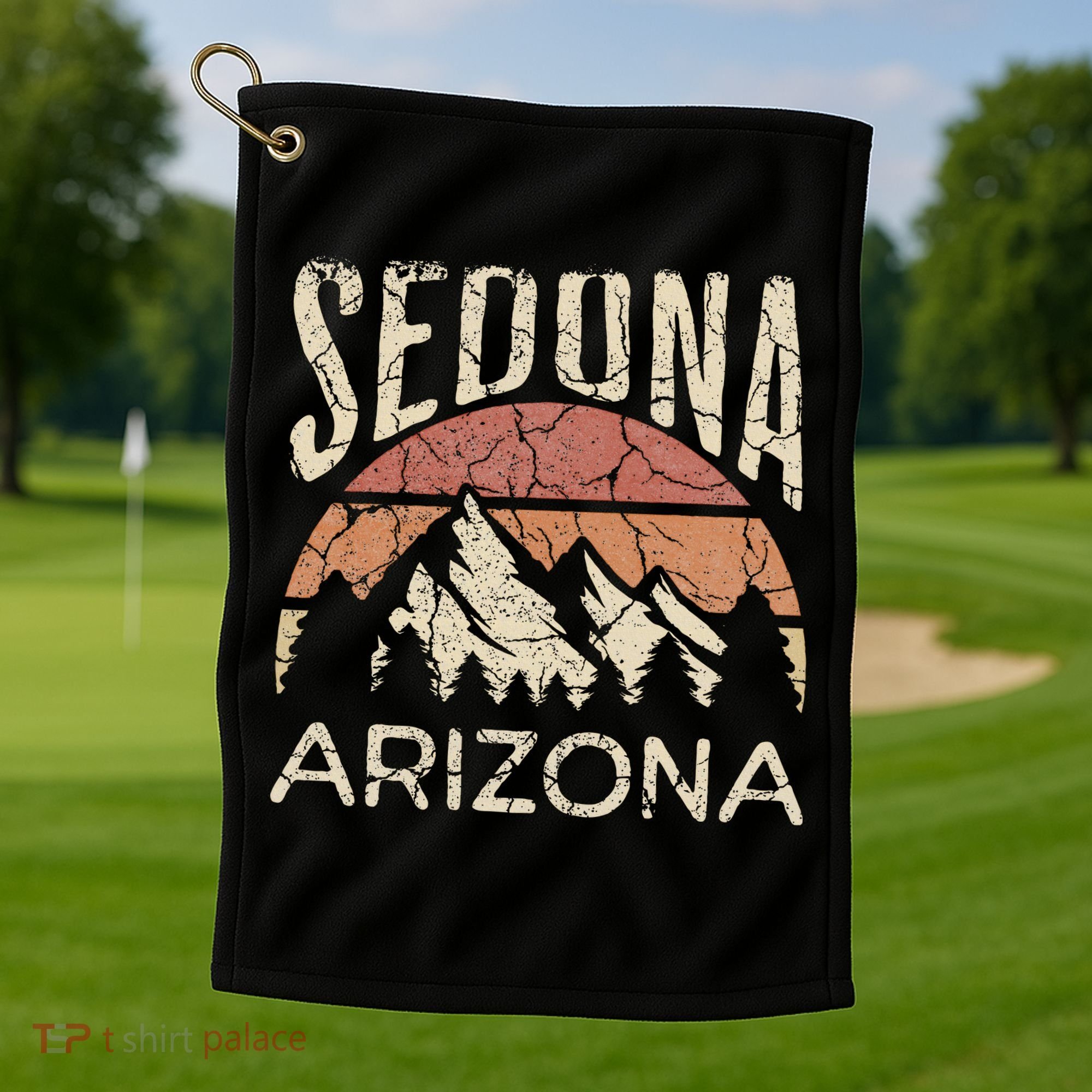 Sedona Arizona Nature Hiking Outdoors Golf Towel